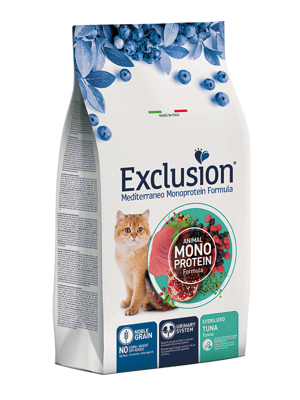 Karma dla kota wysterylizowanego Exclusion Mediterraneo tuńczyk 1,5kg 1