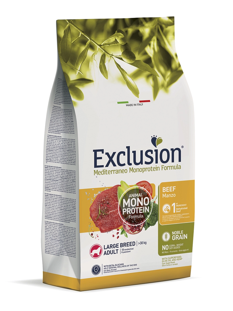 Karma dla psa Exclusion Mediterraneo duże rasy jagnięcina 12kg 1