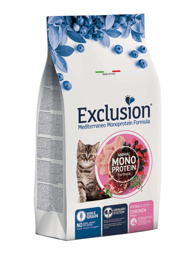 Karma dla kociaka Exclusion Mediterraneo kurczak 1,5kg 1