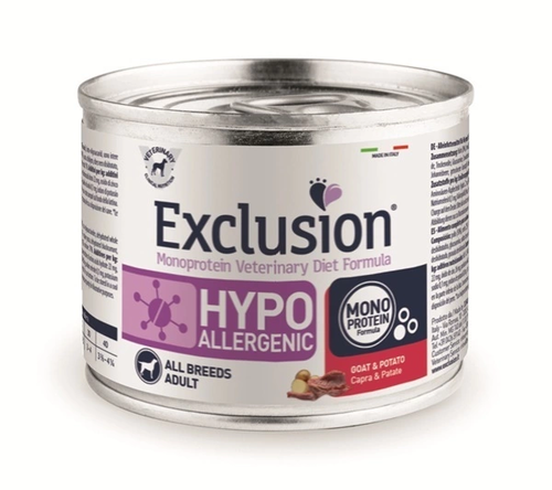 Mokra karma dla psa Exclusion Hypoallergenic dorosłe psy koza i ziemniaki 200g 1